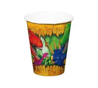 tasses de fête dino's junior 250 ml carton 6 pièces