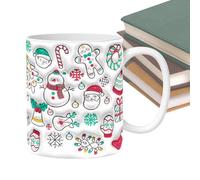 Tasses De Noël, Mugs En Céramique, Mug 350ml Bonhomme De Neige Pour Thé Chocolat Cadeau Filles Femmes