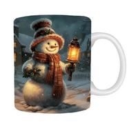 Tasses De Noël -Tasse En Céramique De Noël Tasse De Père Noël Tasses De Noël De Bonhomme De Neige Tasse À Café Créative Polyvalente De 11oz Pour Les Décorations De Table De Noël, Les Cadeaux De Fête