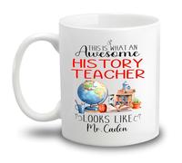 Tasses De Petit Déjeuner À Quoi Ressemble Un Professeur D'Histoire Génial Tasse Avec Poignée Coffee Mugs Pour Collègue Anniversaire 330Ml