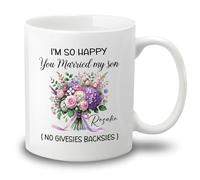 Tasses De Petit Déjeuner Je Suis Si Heureuse Que Tu Aies Soigné Mon Fils Tasse À Café En Porcelaine Avec Poignée Tasses À Café Pour Collègue Amies 330Ml