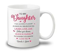 Tasses De Petit Déjeuner J'Espère Que Tu Crois En Toi Tasse Céramique Aquarelle Tasses À Café Pour Amies Fête Des Pères 330Ml