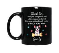 Tasses De Petit Déjeuner Merci De M'Aimer, De M'Emmener En Promenade Tasse Céramique Avec Poignée Tasses À Thé Pour Femme Homme 330Ml