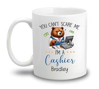 Tasses De Petit Déjeuner Tu Ne Peux Pas Me Faire Peur, Je Suis Caissier Tasse Avec Poignée Tasses À Café Pour Anniversaire Décorer 330Ml