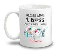 Tasses De Petit Déjeuner Utilisez La Soie Dentaire Comme Un Chef Ou Je Vous Perce Tasse À Café En Porcelaine Avec Poignée Tasses À Thé Pour Anniversaire Fête Des Pères 330Ml