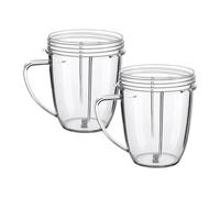 Tasses De Rechange A02V-18 Oz, Compatibles Avec Les Appareils Nutribullet Et Blender 600 W Et 900 W. Accessoires For Extracteur De Jus, Poignée Facile À Nettoyer.