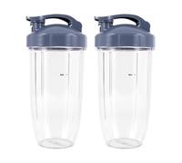 Tasses De Remplacement De 32Oz Avec Couvercle Rabattable, Compatibles Avec Les Mélangeurs Nutribullet, 600W Et Pro 900W (paquet De 2)-tasse De Presse-agrumes for Pot De Mélangeur A71M