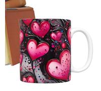 Tasses de Saint-Valentin pour femme, tasse romantique en forme de cœur, tasse de Saint-Valentin, tasse de vacances, tasse d'amour, tasse à lait, tasse à café, décoration de bureau pour petit ami
