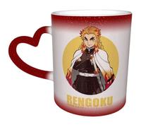 Tasses de verres Demon Slayer Rengoku Kyoujurou Tasses magiques de café sensibles à la chaleur[1424]