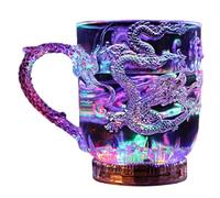 Tasses d'éclairage pour la fête | Eau activée par la tasse de flash LED | Verres à vin LED avec LED activées par l'eau, tasses à boissons pour changer de vacances pour Noël,