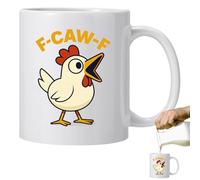 Tasses Drôles | Mug Drôle En Céramique De Poulet De 325 Ml - Tasse À Thé En Forme De Coq,Pour Le Thé Le Café L'Anniversaire Les Femmes Les Hommes Et Les