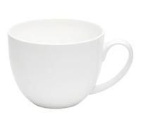 Tasses en porcelaine blanche de grande capacité en céramique pour petit déjeuner, avoine, lait, thé, soupe, tasses à café en porcelaine fine et légère avec poignée, pour milkshakes, crème glacée