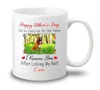 Tasses En Porcelaine Je Suis Vraiment Désolé Pour Tout Le Temps Tasse En Céramique Café Avec Poignée Tasses De Petit Déjeuner Pour Fête Des Pères Maman 330Ml