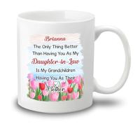Tasses En Porcelaine La Seule Chose Meilleure Tasse En Céramique Café Avec Poignée Tasses De Petit Déjeuner Pour Maman Anniversaire 330Ml