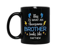 Tasses En Porcelaine Voilà Ce Qu'Est Un Frère Génial Tasse Drôle Tasses À Thé Pour Maman Femme 330Ml