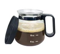 Tasses en verre avec poignée et couvercle - Tasse à café en verre réutilisable de 16 oz (470 ml) pour boissons chaudes et froides | Gobelet élégant pour latte, thé, lait, jus, cappuccino, voyage