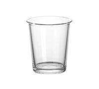 Tasses en verre élégantes American Style Iced Latte Cups Restaurant Strawberry Milkshake Mug Simple Water Cup Juice Cold Drink Mugs Wine Glass Verres à boire en verre(360ml)