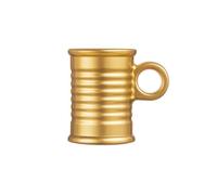 Tasses en verre trempé 9cl - LUMINARC - Lot de 6 - Couleur Or - Compatible lave-vaisselle - Forme cylindrique
