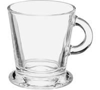 Tasses espresso - Secret de Gourmet - Lot de 4 - Verre transparent - Design contemporain - 8cl