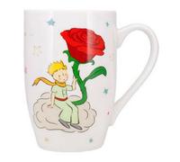 Tasses et mugs - Tasse mug XL Kiub en porcelaine (Le Petit Prince avec une grande rose)