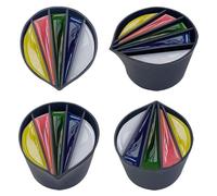 Tasses fendues pour peinture | Tasses fendues en silicone, outils de mesure pour moules, loisirs créatifs, accessoires de peinture acrylique