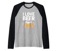 Tasses « I Love Beer Cheers » Manche Raglan