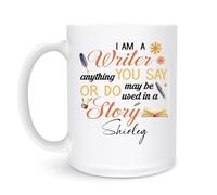 Tasses Je Suis Écrivain 330Ml Mugs Avec Poignée Céramique Mug Pour Thé Ami Femme