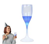 Tasses LED, Flûtes à champagne - Flûte à champagne lumineuse colorée de 120 ml | Flûtes à champagne polyvalentes, flûtes activées par liquide, verres phosphorescents pour anniversaire, Noël