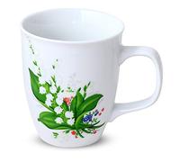 Tasses - Lot de 4 - Muguet, env. 0,4 l, Céramique