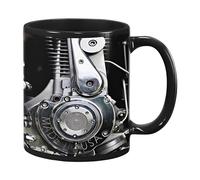 Tasses mécaniques pour homme - Tasse à café à motif d'équipement industriel, design steampunk en métal | Tasse à thé et à café, tasse à café pour homme, tasse mécanique, tasse à boisson de