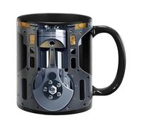 Tasses mécaniques pour homme - Tasse à café de style steampunk - Tasse à thé et à café de style industriel - Tasse à café à thème mécanique - Pour homme - Pour ingénieur, steampunk Enthus