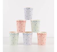 Tasses motif toile Meri Meri (lot de 8)