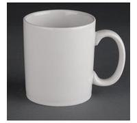 Tasses mugs en porcelaine blanche Hotelware 280 ml x 12