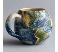 Tasses planétaires design spatial avec poignée - Tasse à café astronomique pour café, thé et lait pour les fans d'étoiles spatiales