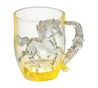 Tasses qui brillent dans l'obscurité, à activation par l'eau, changeant de couleur, amusant, lumineux, pour thé et boissons, original, pour maison, bureau, bar, café, vacances, Nouvel An, fête de
