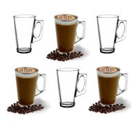 Tasses rouges de fête et B074281WTY 6 Pack Latte Cups