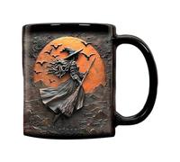 Tasses sorcières en céramique pour boissons, fournitures de fête ou cadeau unique pour boissons chaudes, fête d'Halloween
