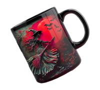 Tasses sorcières en céramique pour boissons, fournitures de fête ou cadeau unique pour boissons chaudes, fête d'Halloween