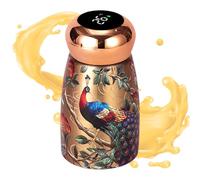 Tasses thermiques - Petite tasse à café rétro avec bouteille d'eau isolée - Récipient intelligent avec affichage de la température pour boissons froides et chaudes à la maison, au bureau, en voyage