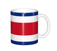 Tasses thermochromiques thermochromiques à changement de couleur - Motif drapeau du Costa Rica - Idéal pour le camping, les pique-niques, l'intérieur et l'extérieur