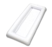 Tassety Glacière Gonflable pour Table de bière, de Piscine, Seau à Glace, bac à, Plateau de Service pour Salade, Bar, Fournitures de fête de Plage