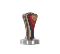 Tasseur à café, Doseur à expresso en acier inoxydable, manche bois coloré, marteau distributeur de café 51/53/58mm(53MM)