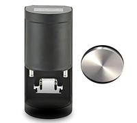 Tasseur à café expresso automatique Generic pour bars et usage domestique | Pression réglable de 5 à 30 kg, profondeur réglable, design noir uni, pour la préparation d'espresso professionnelle