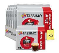 Tassimo, 120 Dosettes Café Espresso Grand'Mère, Compatibles avec les machines TASSIMO, 5 packs de 24 dosettes