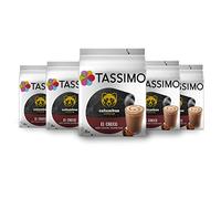 Tassimo, 40 Dosettes Le Choco goût Caramel Beurre Salé Columbus, Compatibles avec les machines TASSIMO, 40 Chocolats Caramel Beurre Salé, Savoureux et Gourmand, 5 packs de 8 dosettes.