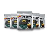 Tassimo, 70 Dosettes, Café Lungo Columbus, Compatibles avec les machines TASSIMO, 70 cafés Lungo, Equilibré et Onctueux, 5 packs de 14 dosettes