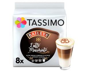 Tassimo Baileys Latte Macchiato Capsules T-Discs, 8 boissons (équivalent), 16 pièces