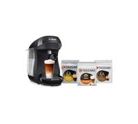 Machine à café Tassimo Happy noir + 3 packs de T- Discs - BOSCH - TAS102EC3