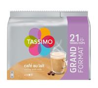 TASSIMO - Café au Lait Crémeux pour un Moment Doux, Dosettes Compatibles (Pack de 21) - Le Lot De 3