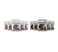 Tassimo Café Dosettes - 40 Maxwell House Cappuccino goût choco (5 x 8) & 80 L'Or Extra Long Intense (5 x 16)